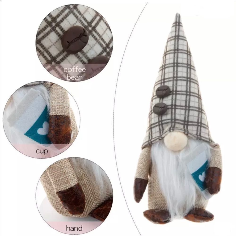 Coffee Gnome, Freestanding, 9”‎